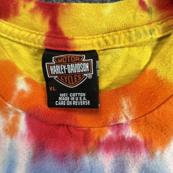 Harley Davidson Shirt Men’s Extra Large Tie Dye Gatlinburg TN 2006 Motorcycle XL - Picture 5 of 13